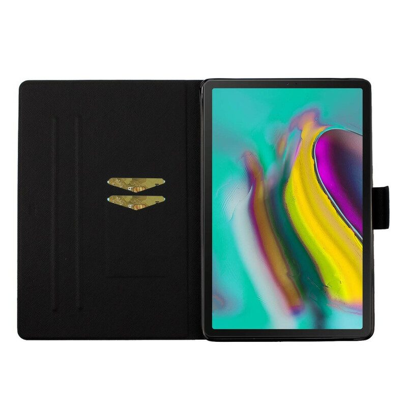 Folio-fodral För Samsung Galaxy Tab S6 Lite Element Paljetter