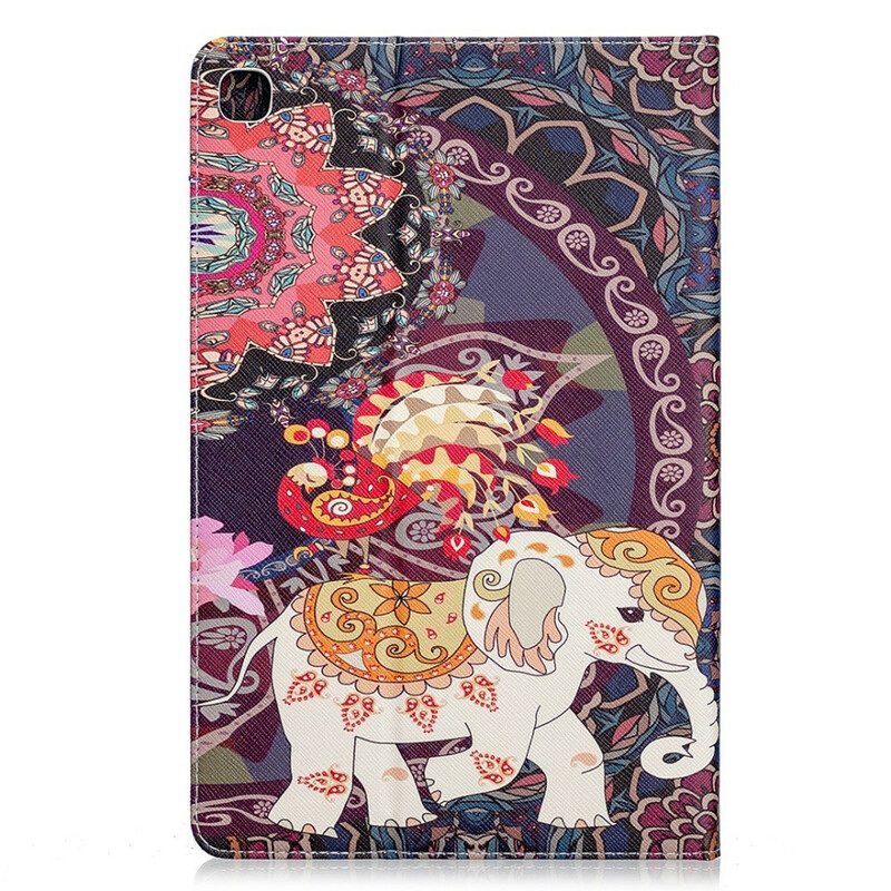 Folio-fodral För Samsung Galaxy Tab S6 Lite Indien Elefant