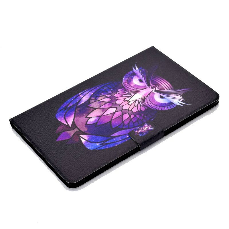 Folio-fodral För Samsung Galaxy Tab S6 Lite Otrevlig Uggla