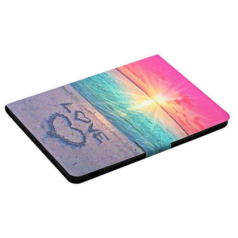 Folio-fodral För Samsung Galaxy Tab S6 Solnedgångskärlek