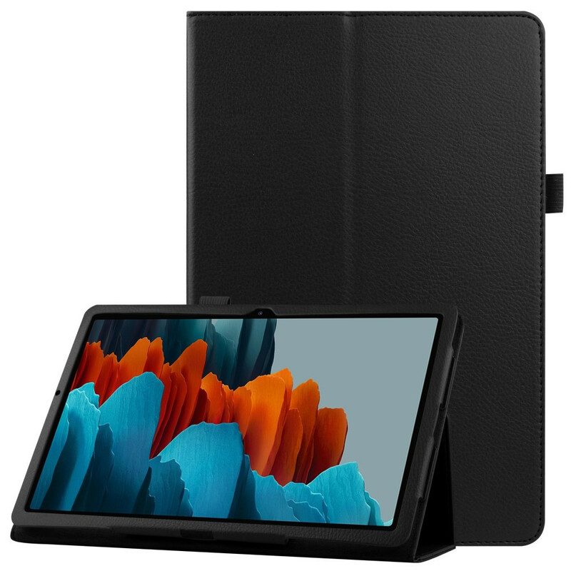 Folio-fodral För Samsung Galaxy Tab S7 / Tab S8 Fuktskinn