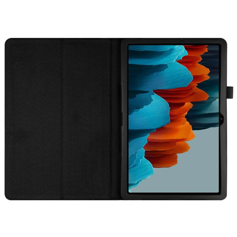 Folio-fodral För Samsung Galaxy Tab S7 / Tab S8 Fuktskinn