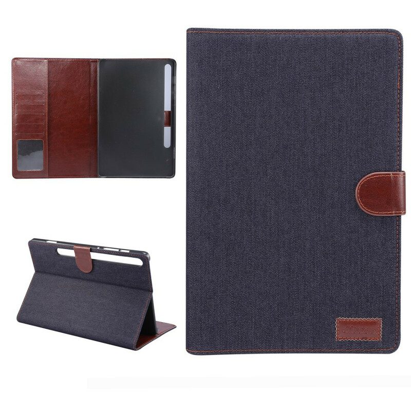 Folio-fodral För Samsung Galaxy Tab S7 / Tab S8 Jeans