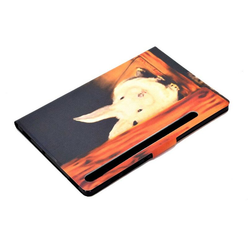 Folio-fodral För Samsung Galaxy Tab S7 / Tab S8 Kanin