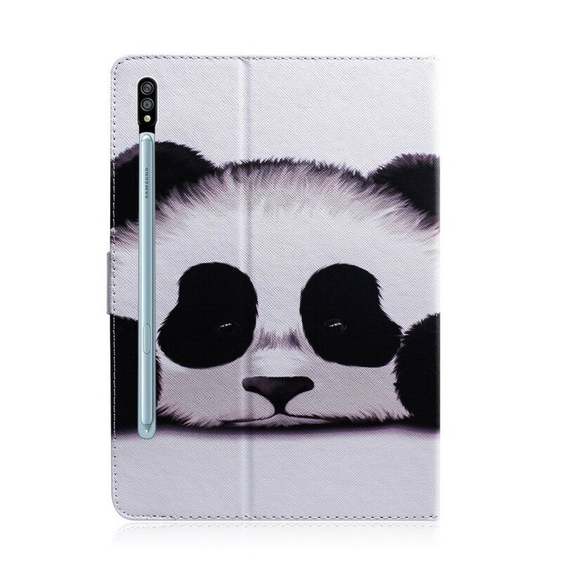 Folio-fodral För Samsung Galaxy Tab S7 / Tab S8 Pandahuvud