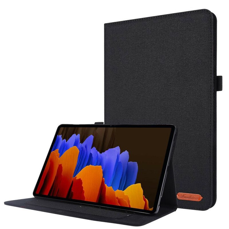 Folio-fodral För Samsung Galaxy Tab S7 / Tab S8 Premiumduk