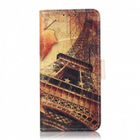 Folio-fodral För Samsung Galaxy XCover 5 Eiffeltornet På Hösten