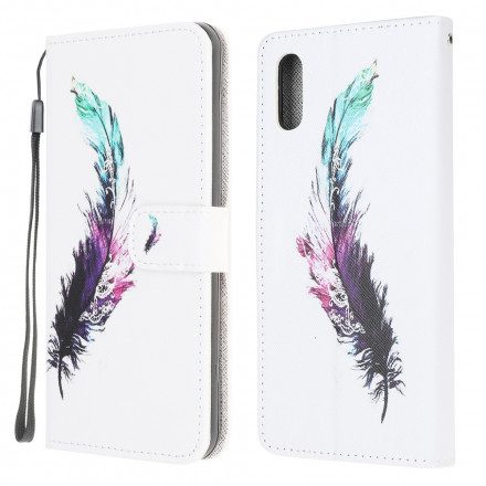 Folio-fodral För Samsung Galaxy XCover 5 Med Kedjar Thongfjäder