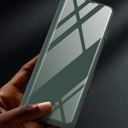 Folio-fodral För Samsung Galaxy Z Fold 3 5G Läderfodral Härdat Glas Och Konstläder