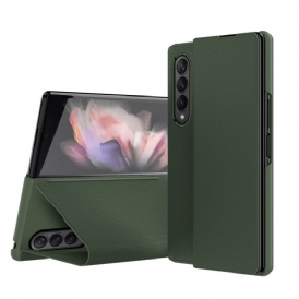 Folio-fodral För Samsung Galaxy Z Fold 3 5G Läderfodral Utformad Kolfiber