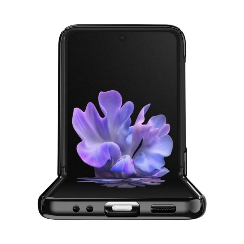 Folio-fodral Mobilskal För Samsung Galaxy Z Flip 3 5G Läderfodral Glänsande