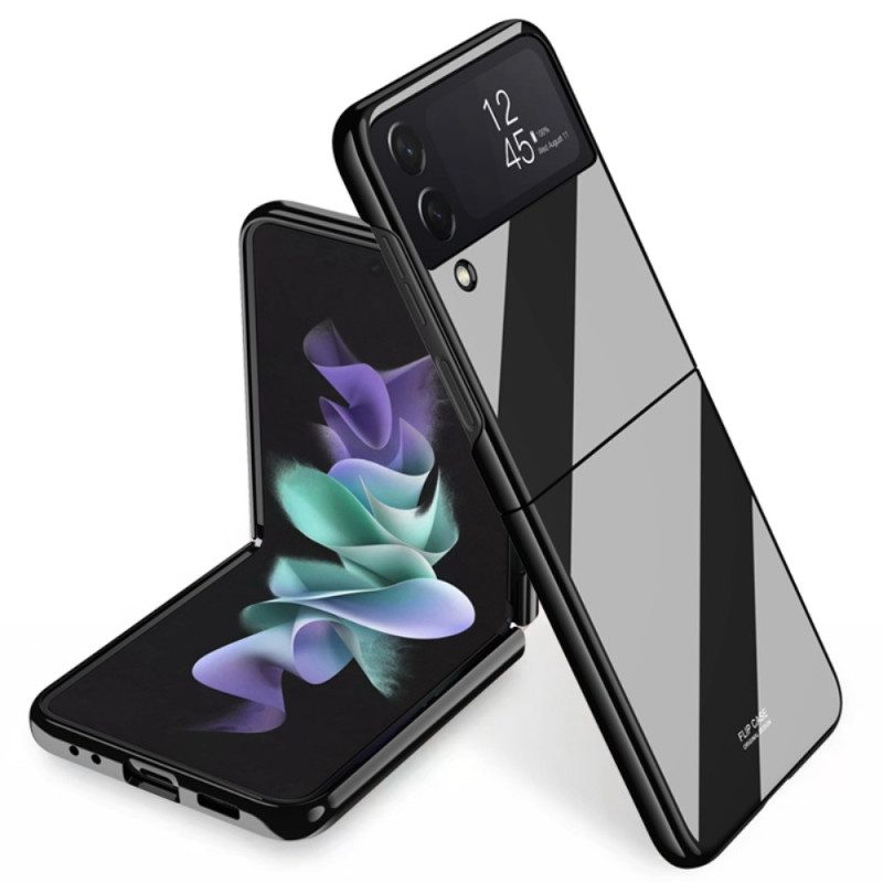 Folio-fodral Mobilskal För Samsung Galaxy Z Flip 4 Läderfodral Spegel