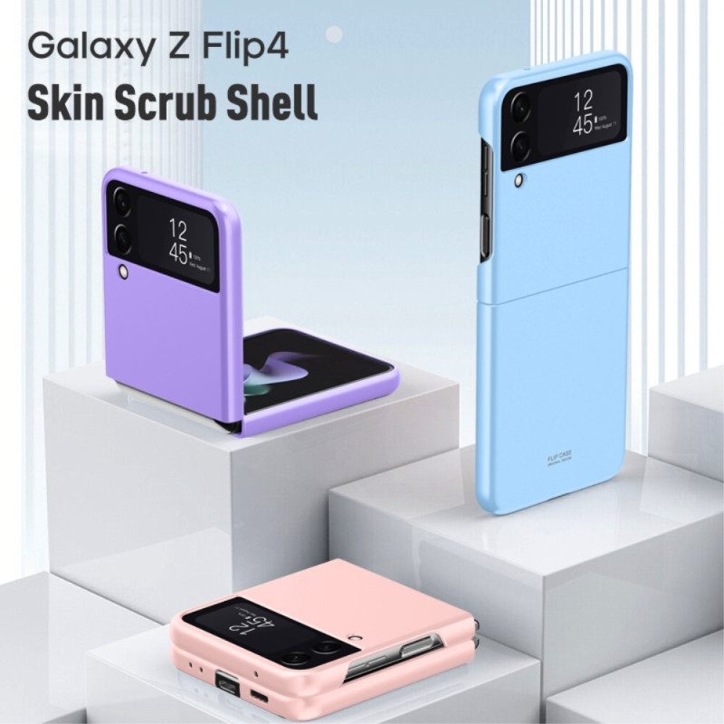 Folio-fodral Mobilskal För Samsung Galaxy Z Flip 4 Läderfodral Styv Klassiker