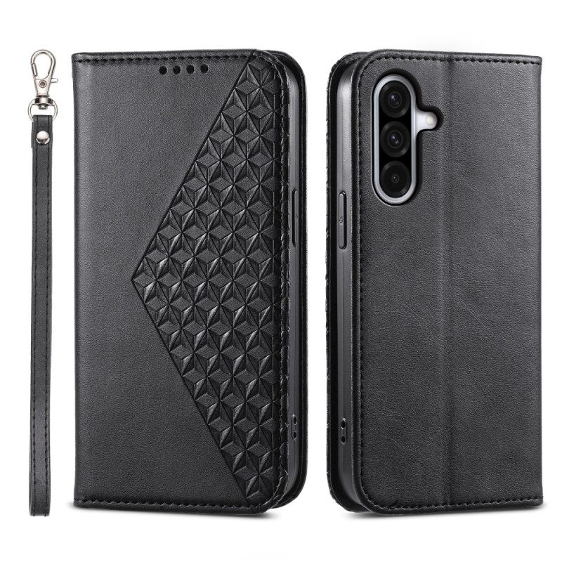 Folio-fodral Samsung Galaxy A17 4g / 5g Diamantmönster