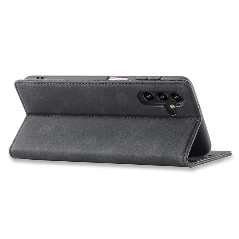 Folio-fodral Samsung Galaxy A17 4g / 5g Mockaeffekt