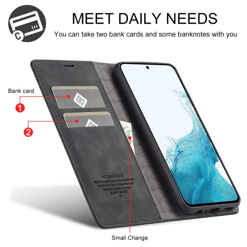 Folio-fodral Samsung Galaxy A17 4g / 5g Mockaeffekt