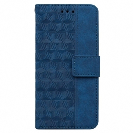 Folio-fodral Samsung Galaxy M13 Med Kedjar Strappy Mönster