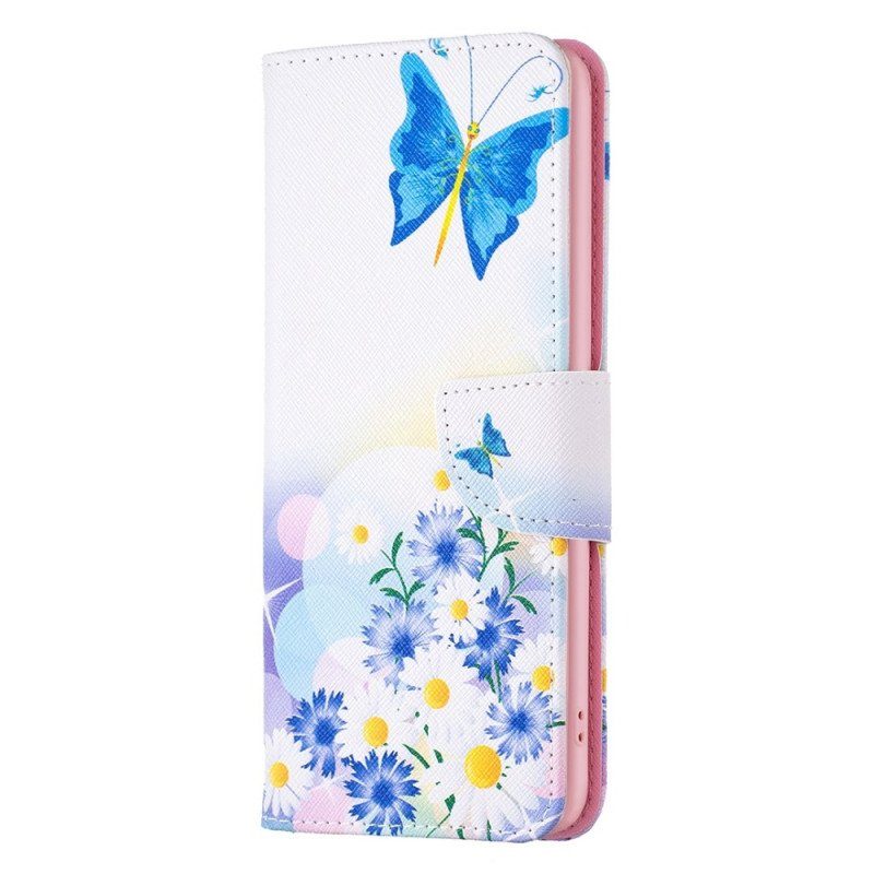 Folio-fodral Samsung Galaxy S23 5G Fjärilar