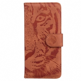 Folio-fodral Samsung Galaxy S23 Plus 5G Tiger Fotavtryck