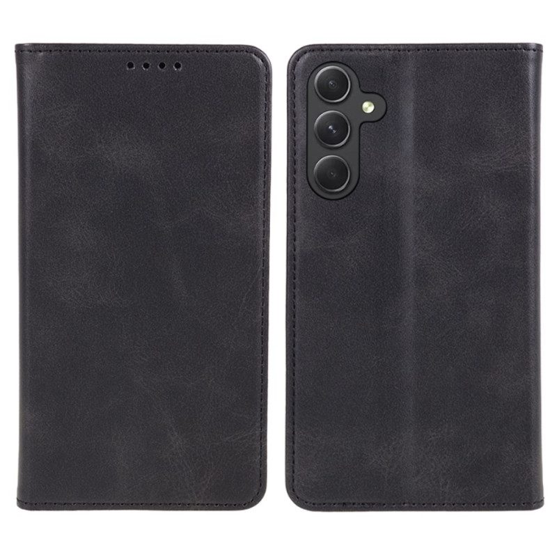 Folio-fodral Samsung Galaxy S24 Plus 5g Telefonfodral Läderstil