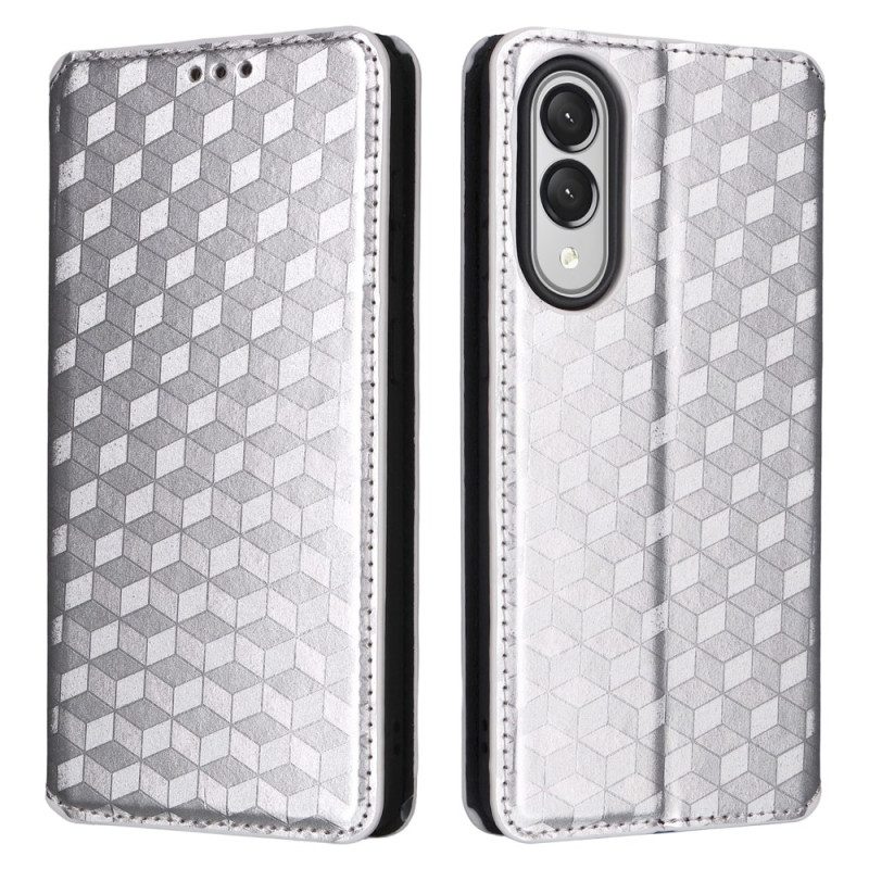Folio-fodral Samsung Galaxy S25 5g Edge 3d-kuber