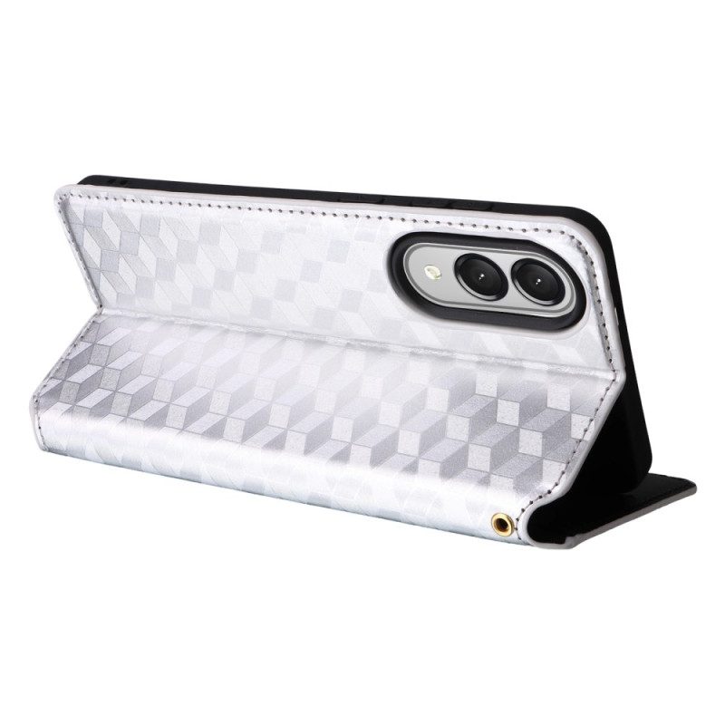 Folio-fodral Samsung Galaxy S25 5g Edge 3d-kuber