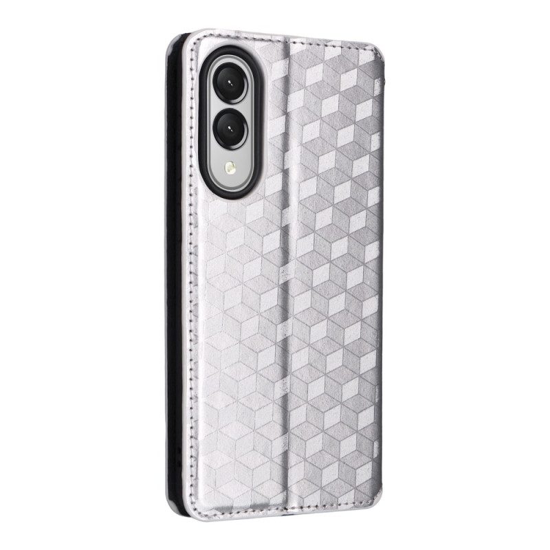 Folio-fodral Samsung Galaxy S25 5g Edge 3d-kuber