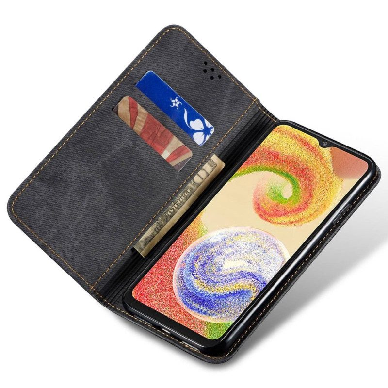Folio-fodral Samsung Galaxy S25 5g Edge Denimtyg