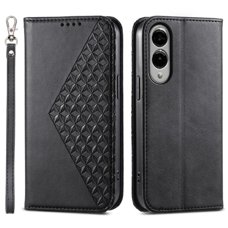 Folio-fodral Samsung Galaxy S25 5g Edge Diamantmönsterrem