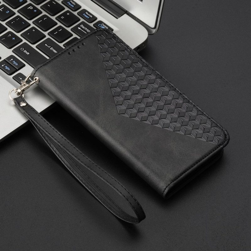 Folio-fodral Samsung Galaxy S25 5g Edge Diamantmönsterrem