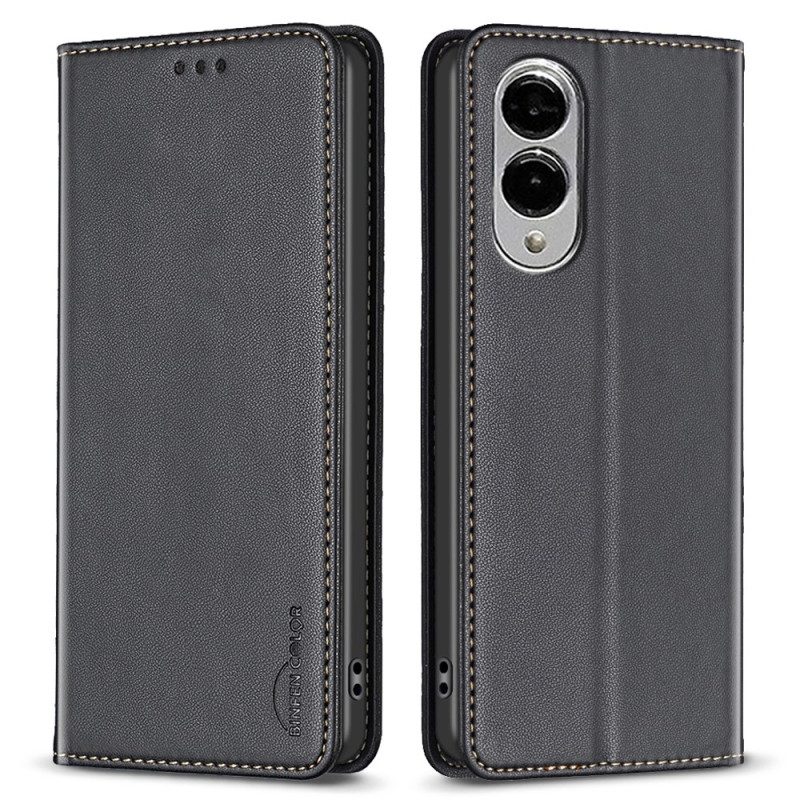 Folio-fodral Samsung Galaxy S25 5g Edge Klassisk Binfen-färg