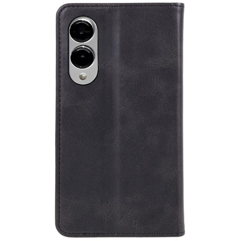 Folio-fodral Samsung Galaxy S25 5g Edge Konstläder
