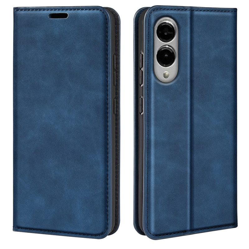 Folio-fodral Samsung Galaxy S25 5g Edge Lädermodell