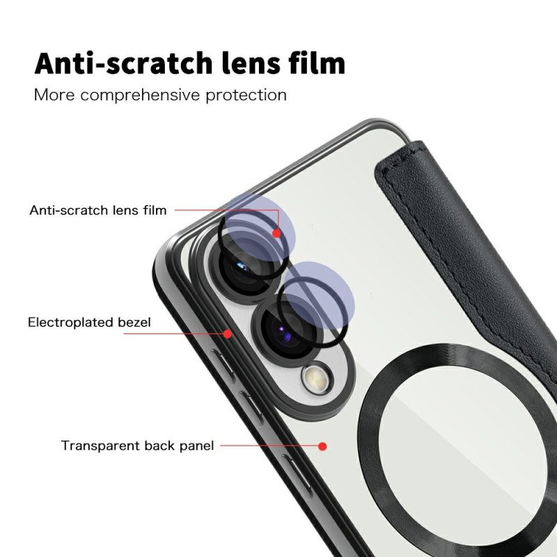 Folio-fodral Samsung Galaxy S25 5g Edge Magsafe-kompatibel Med Rfid-blockering