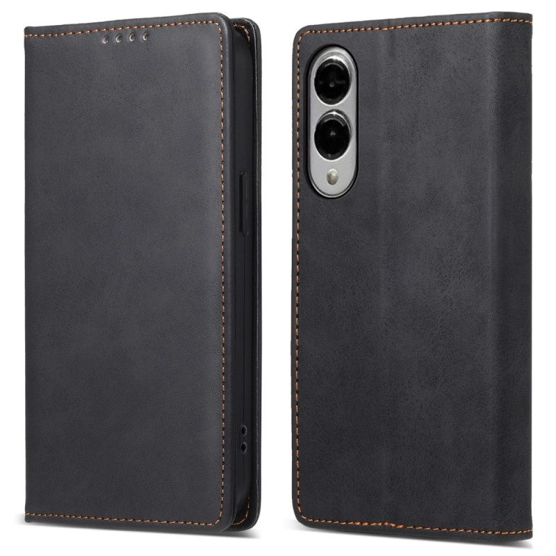 Folio-fodral Samsung Galaxy S25 5g Edge Rfid-blockerande Konstläder