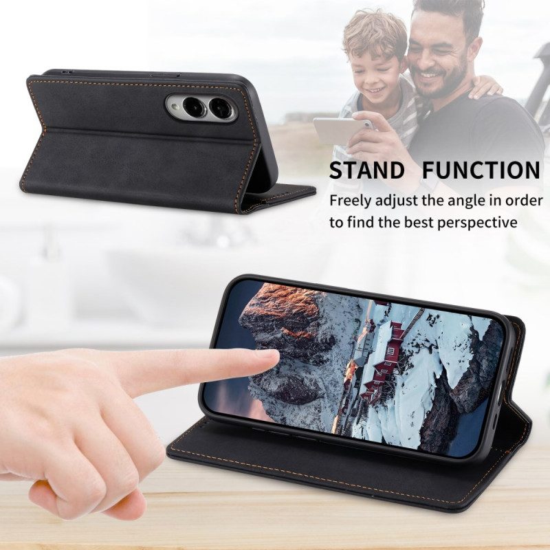 Folio-fodral Samsung Galaxy S25 5g Edge Rfid-blockerande Konstläder
