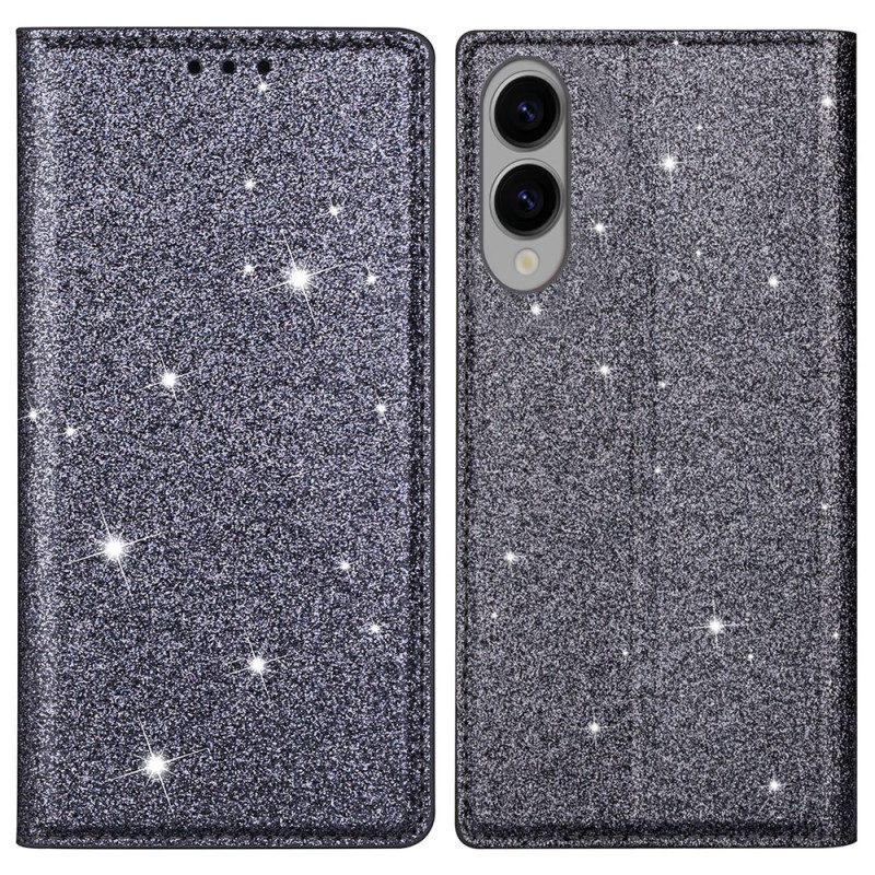 Folio-fodral Samsung Galaxy S25 5g Edge Telefonfodral Paljetter