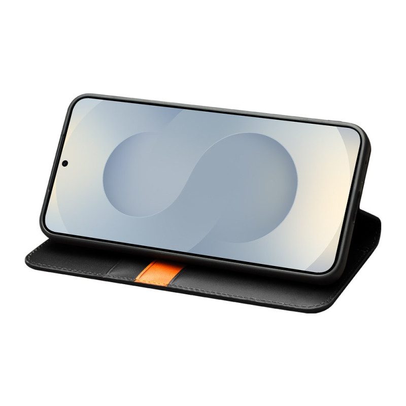 Folio-fodral Samsung Galaxy S25 5g Edge Telefonfodral Prestige Qialino-plånbok