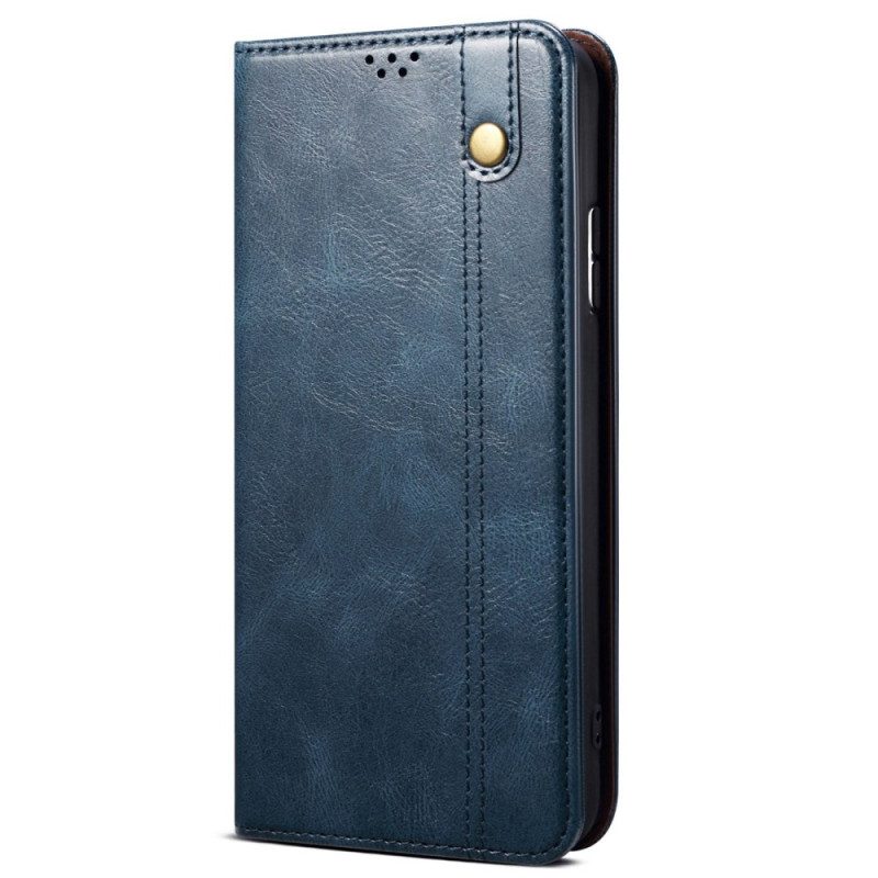 Folio-fodral Samsung Galaxy S25 5g Edge Vaxat Konstläder