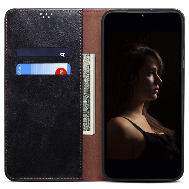 Folio-fodral Samsung Galaxy S25 5g Edge Vaxat Konstläder