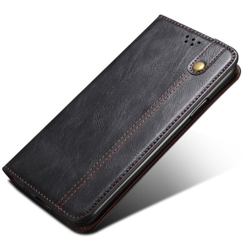 Folio-fodral Samsung Galaxy S25 5g Edge Vaxat Konstläder