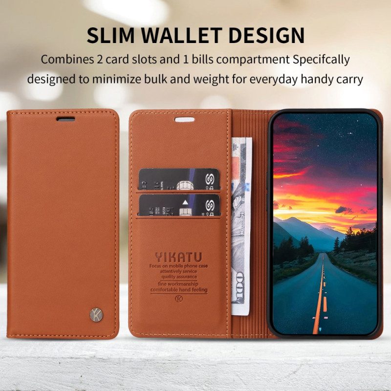 Folio-fodral Samsung Galaxy S25 5g Edge Yikatu