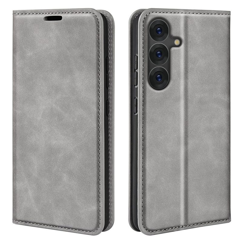 Folio-fodral Samsung Galaxy S25 5g Klassisk Konstläder