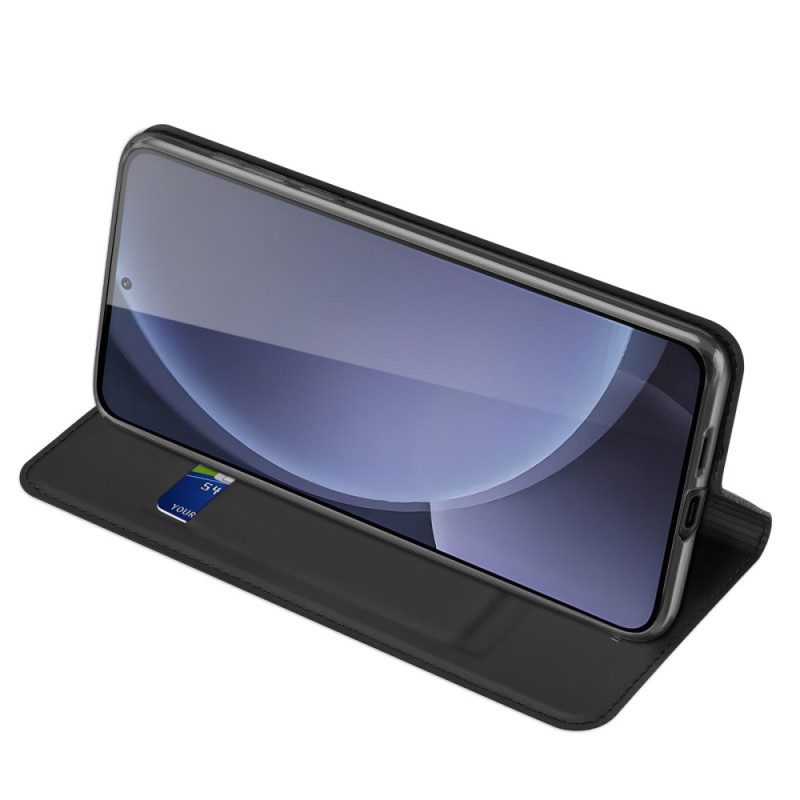 Folio-fodral Samsung Galaxy S25 5g Telefonfodral Dux Ducis Pro Series Skin
