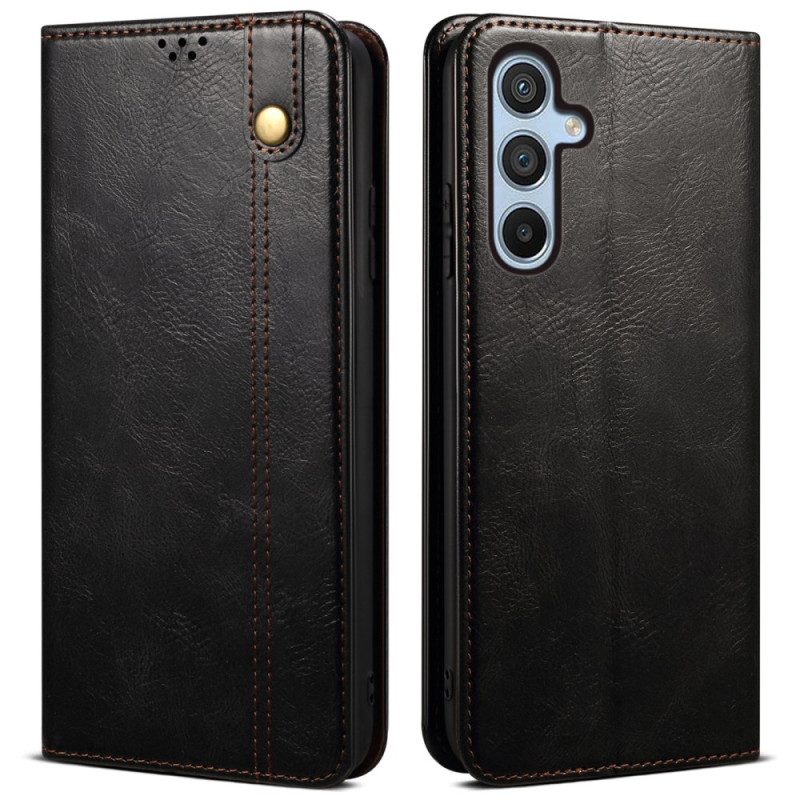 Folio-fodral Samsung Galaxy S25 5g Vaxat Konstläder