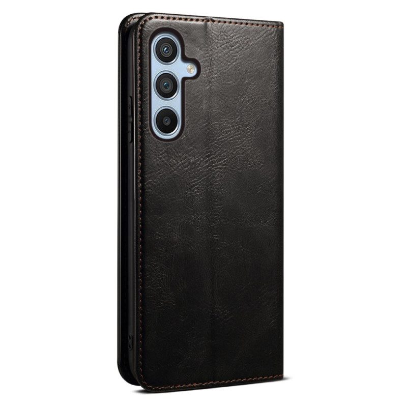 Folio-fodral Samsung Galaxy S25 5g Vaxat Konstläder