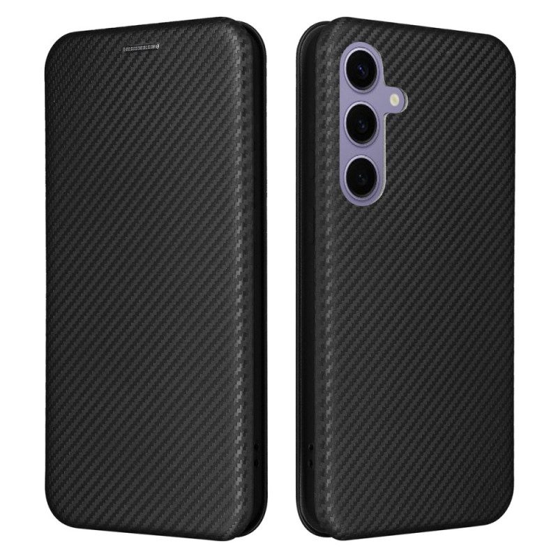 Folio-fodral Samsung Galaxy S25 Fe Telefonfodral Kolfiber