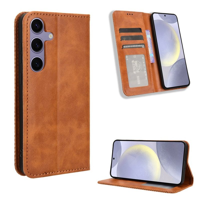 Folio-fodral Samsung Galaxy S25 Fe Telefonfodral Vintagekant