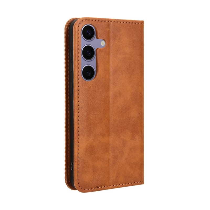 Folio-fodral Samsung Galaxy S25 Fe Telefonfodral Vintagekant