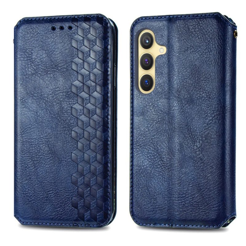 Folio-fodral Samsung Galaxy S25 Plus 5g Fris I Mockaeffekt